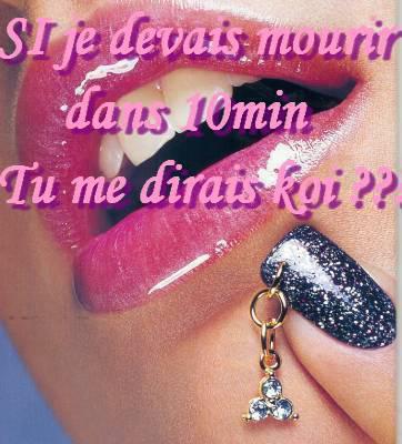 si je devais ................